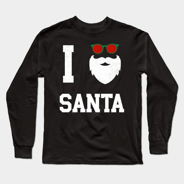 I love Santa Long Sleeve T-Shirt by MZeeDesigns